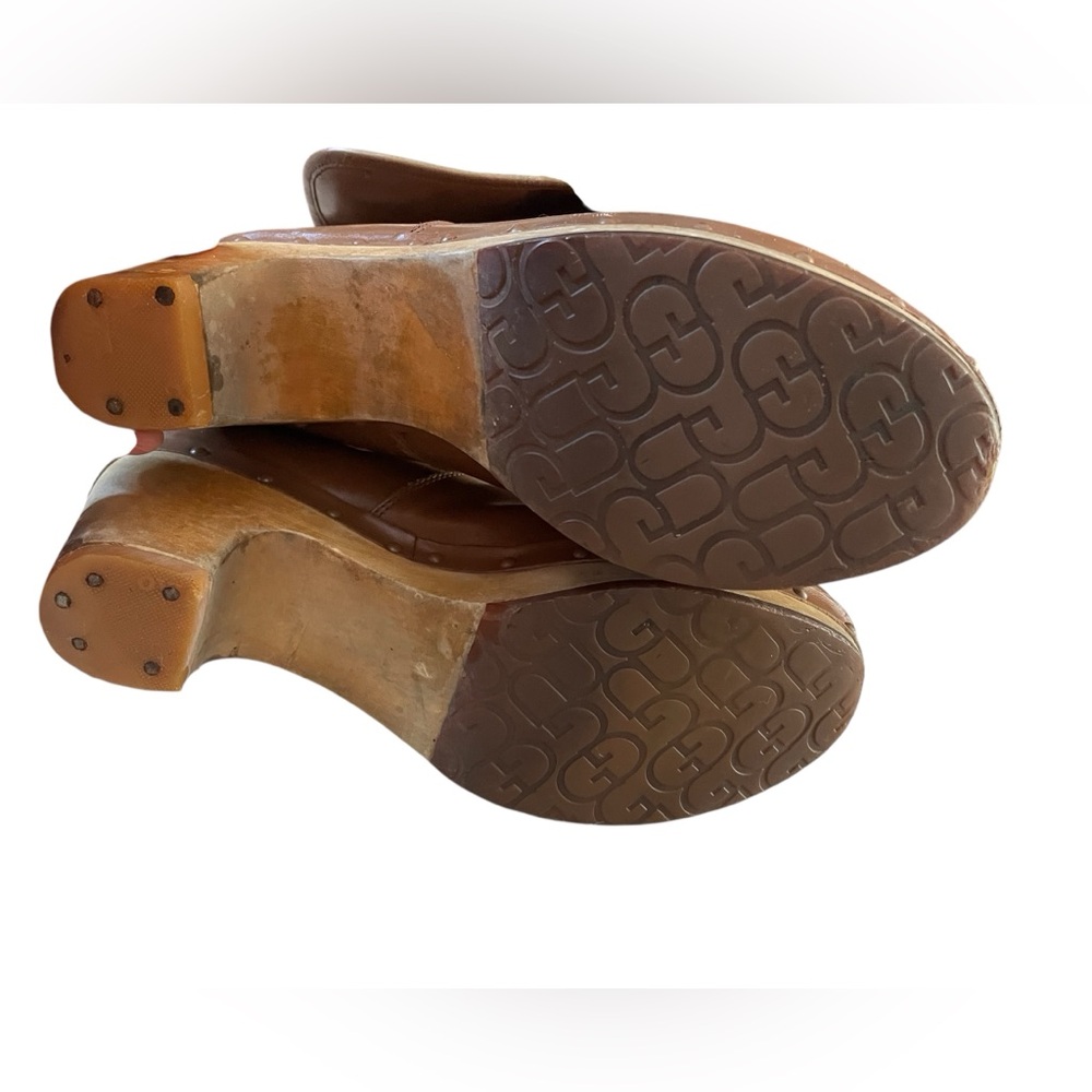 UGG Women's leather Shearling Lined Clogs - Picture 7 of 16